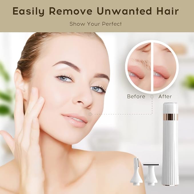 Ladies barber set 3-in-1 multifunctional shaver full-body shaver electric eyebrow trimmer washable hair removal