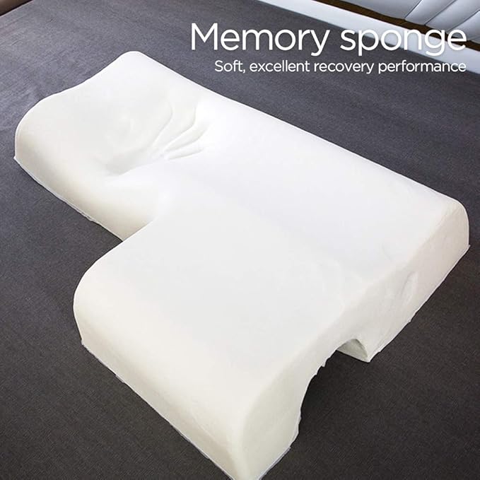 Couple Pillow Orthopedic Memory Foam Protect Cervical Vertebra Release Arm Pain Pressure Pillow for Side Sleeper