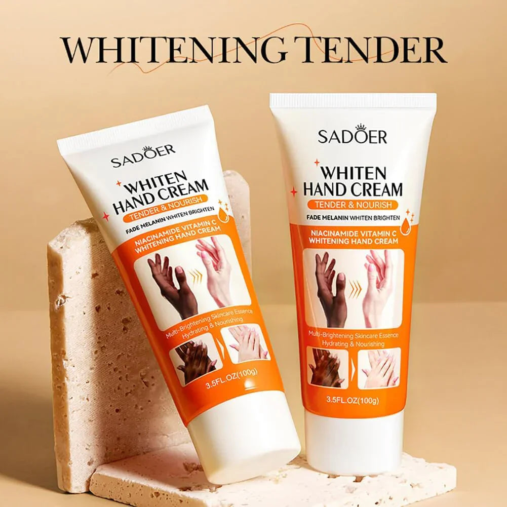 Brightening Hand Cream Dark Knuckles Fade Lightening Elbows Knee Fade Stains Improve Dry Crack Moisturizing Hand Cream