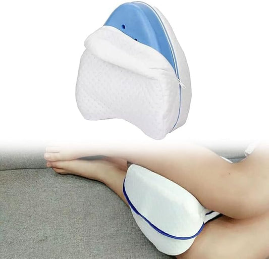 Body Memory Cotton Leg Pillow Home Foam Pillow Sleeping Orthopedic Sciatica Back Hip Joint for Pain Relief Thigh Leg Pad Cushion