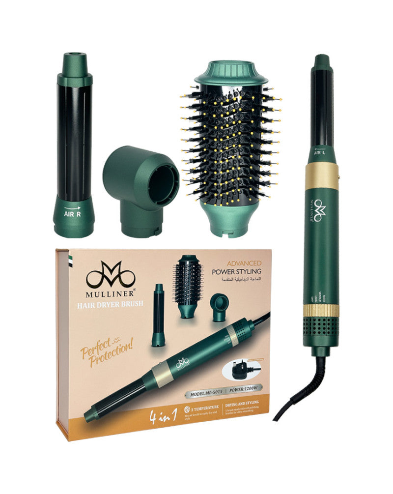 Hair Dryer Brush Detachable 5-in-1 Styling & Drying System, Quick Drying, Curl Smoothing & Styling, Automatic Curls