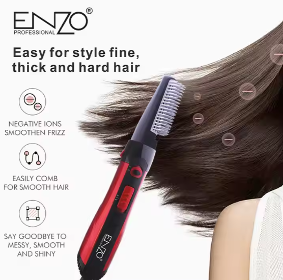 Electric Hair Dryer Comb Straightener 2 Speed Blower Hot Air Brush Anti-ironing 3 in1 Salon Multi-function Curler Styling Tools