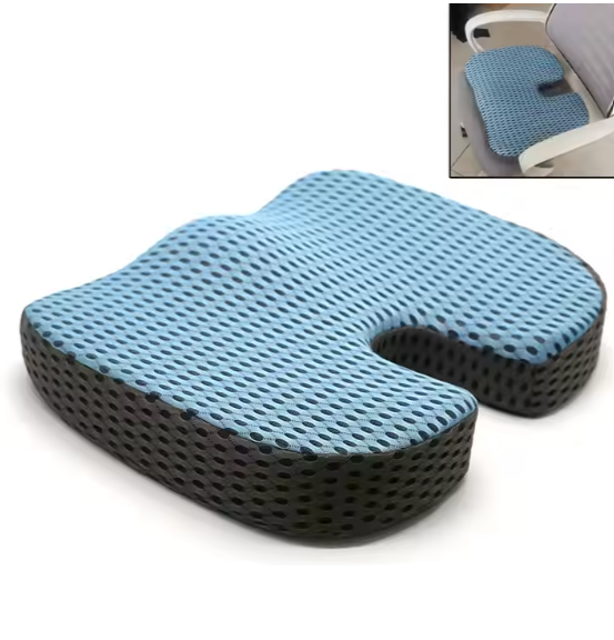 Seat Cushion Car Seat Cushion Coccyx Memory Foam Slow Elastic Home Office Pain Relief