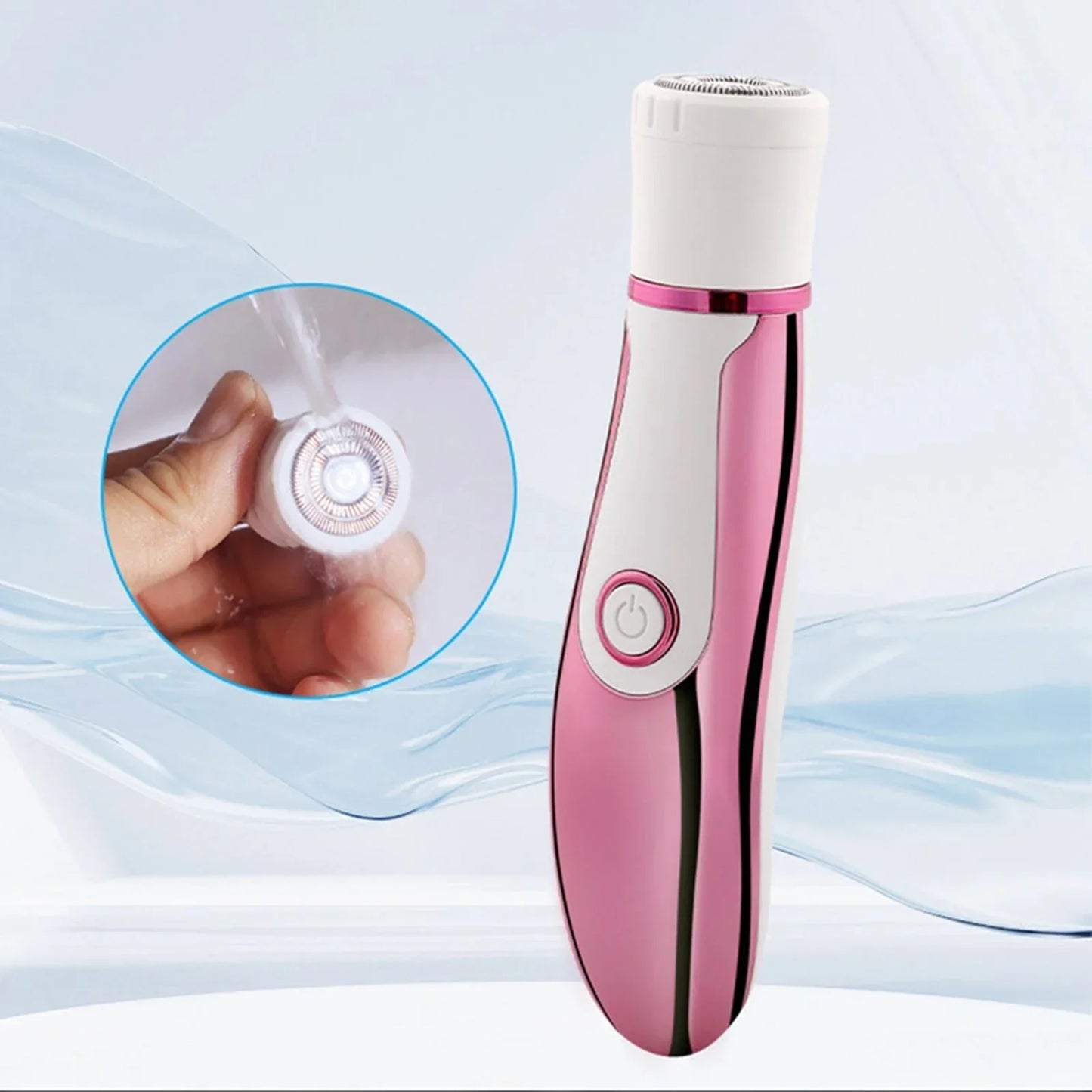 Women Epilators Electric Razor Shaver for Women,4 in 1 Painless Body Trimmer and Facial Hair Remover, Rechargeable Led Display