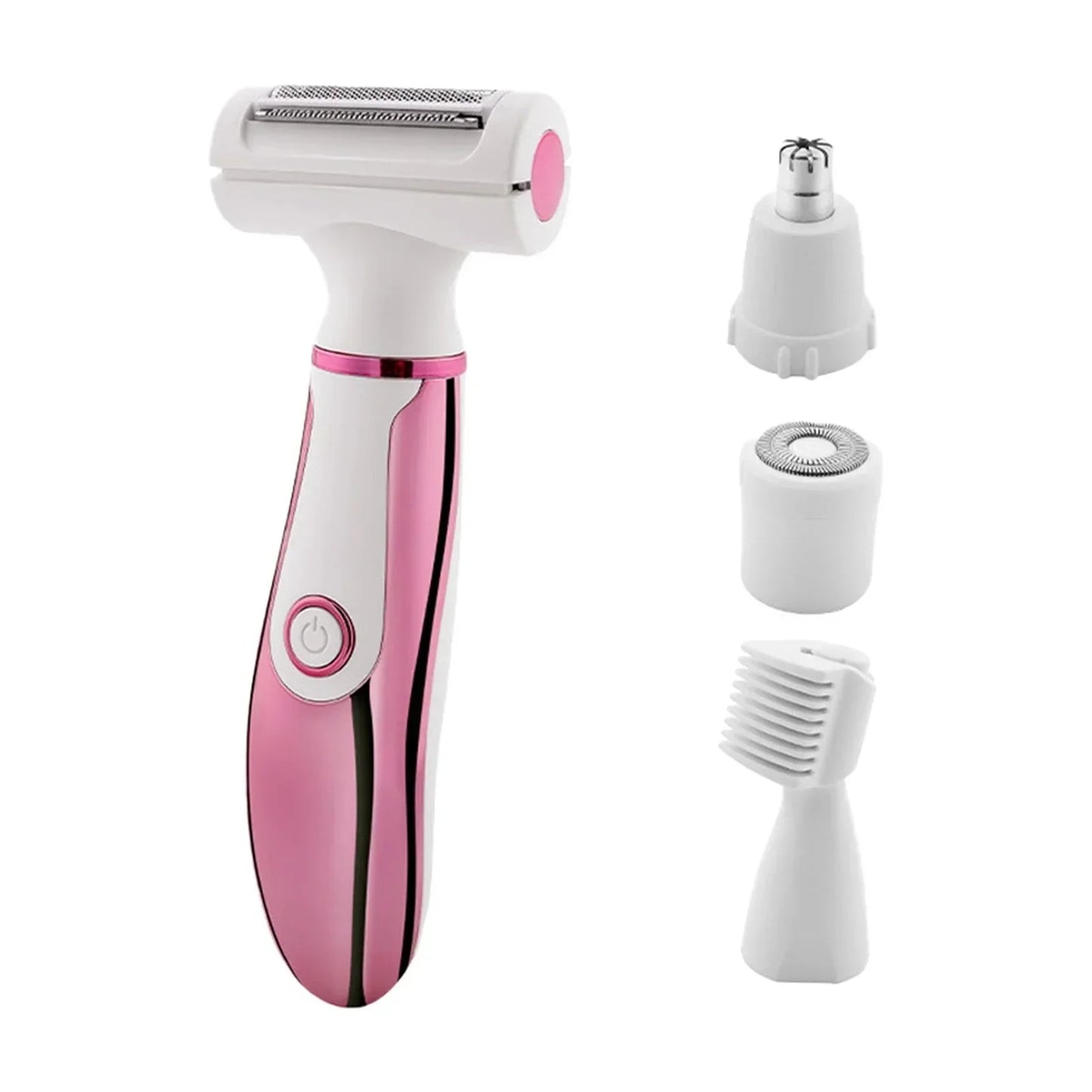 Women Epilators Electric Razor Shaver for Women,4 in 1 Painless Body Trimmer and Facial Hair Remover, Rechargeable Led Display