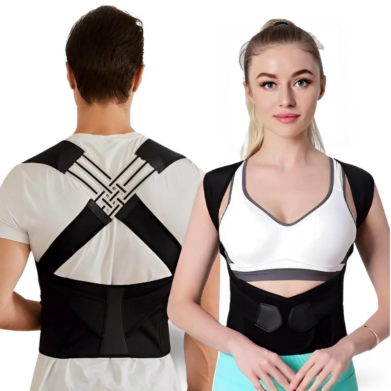 Adjustable Back Posture Corrector Belt for Man Woman Back Brace Shoulder Straightener Back Support Upper and Lower Pain Relief