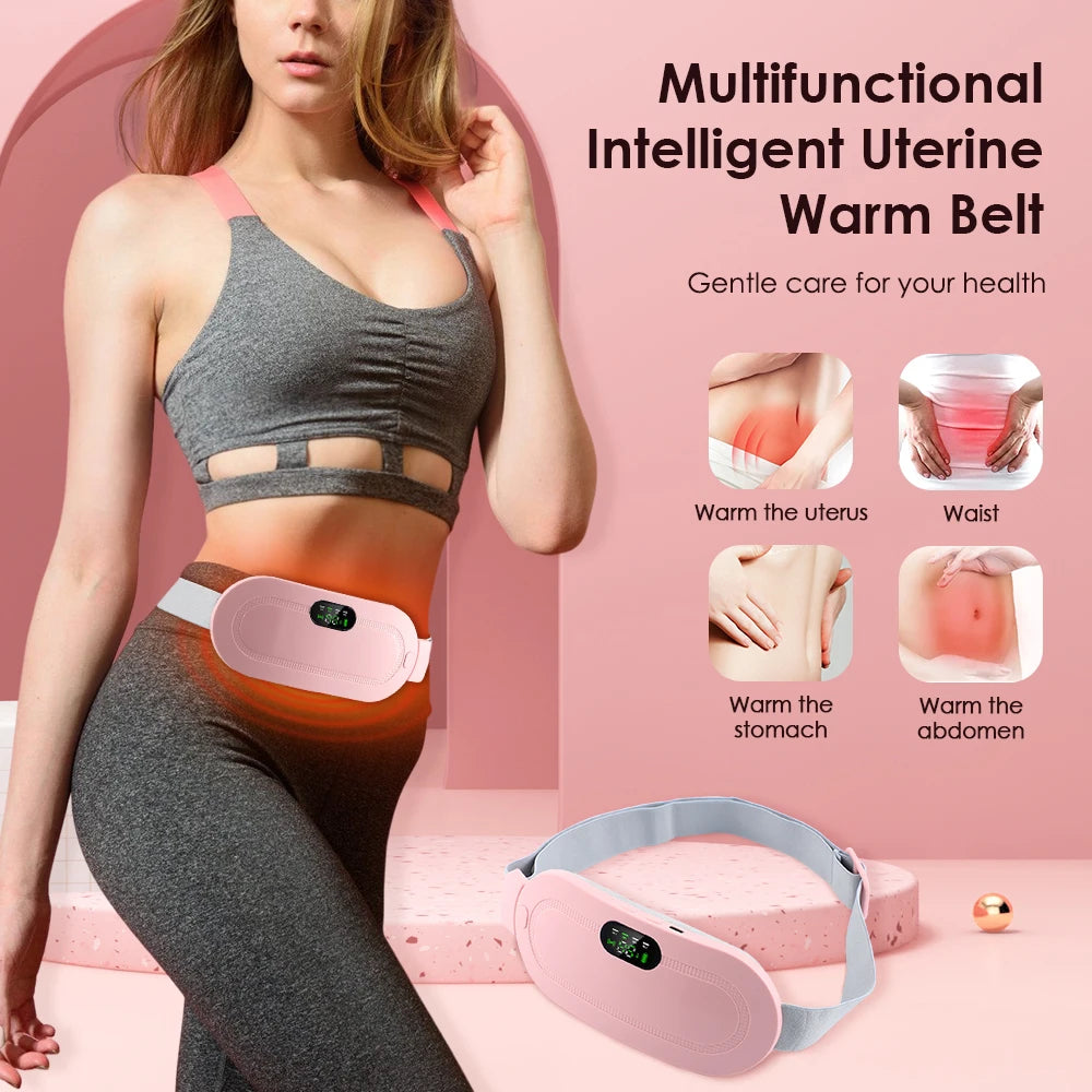 Portable Heating Pad Menstrual Heating Massager Belt Abdominal Belt Period Relief Thermal Massager Belly Warm Palace Belt