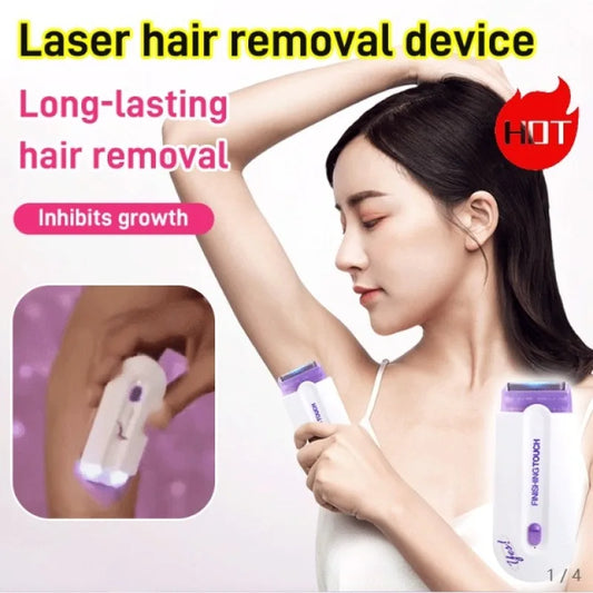 Women's Portable Mini Electric Hair Removal Device USB Charging Non Skin Damaging Intelligent Hair Removal Device