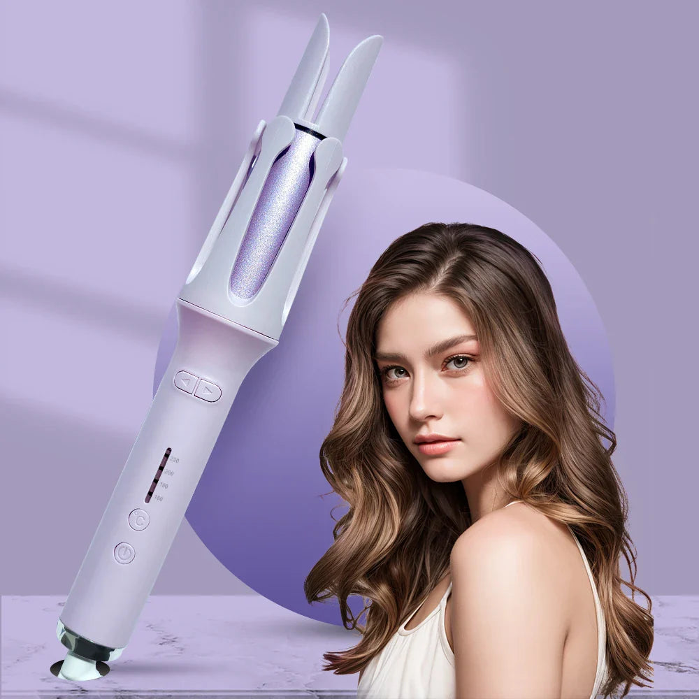 Automatic Hair Curling Iron Anti-tangle Hair Curler 32mm Long Barrel Ceramic Hair Curling Iron with Adjustable for Women for Diy