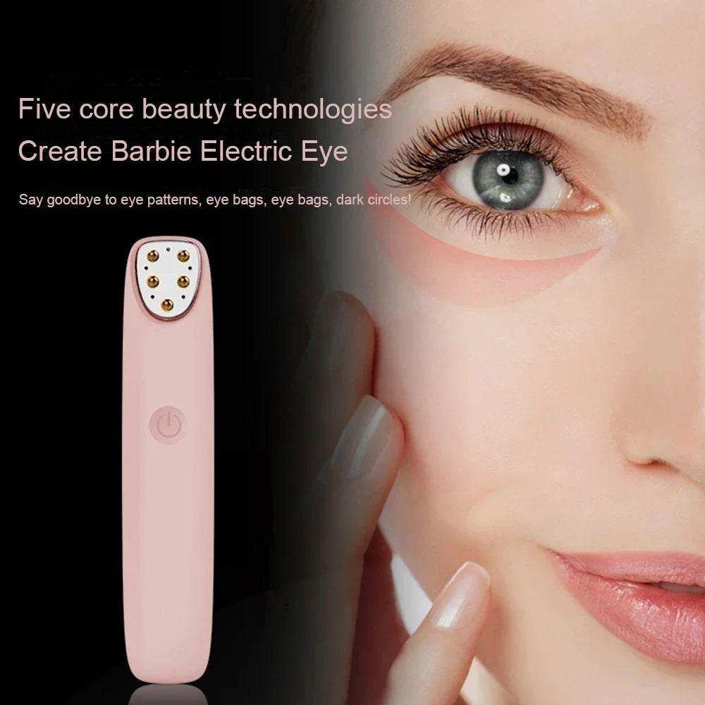 Eye Beautification Inductive Therapeutical Instrument Multi-Function RF Vibration Magic Wand Eye Beauty Massage Pen