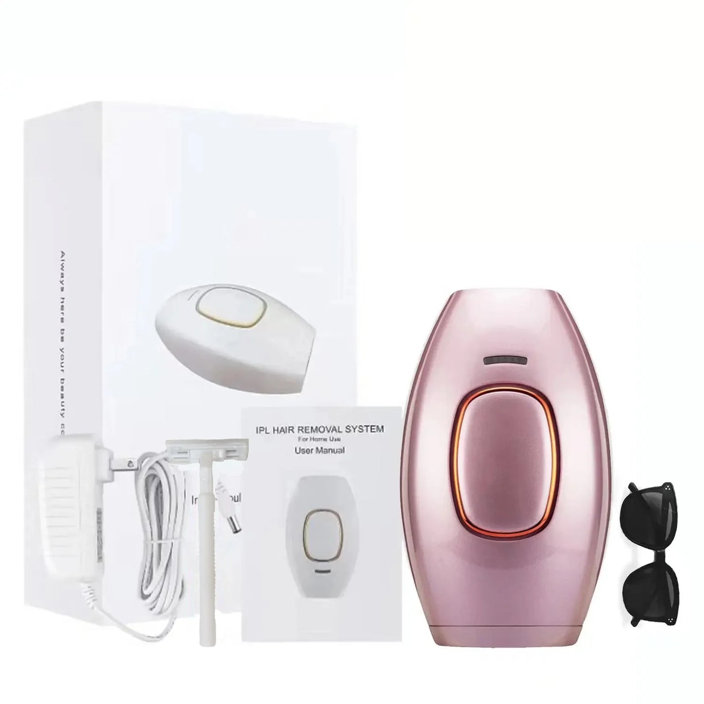 IPL Hair Removal Laser Epilator – Permanent Painless Hair Removal for Women, Portable & Efficient for Face, Body, Bikini Area