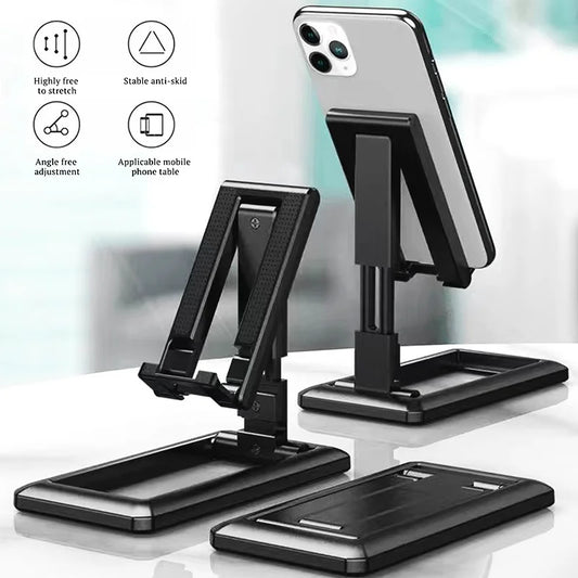 Retractable Mobile Phone Desktop Stand Lazy Folding Mobile Phone Stand Portable Live Web Lesson Pocket Stand