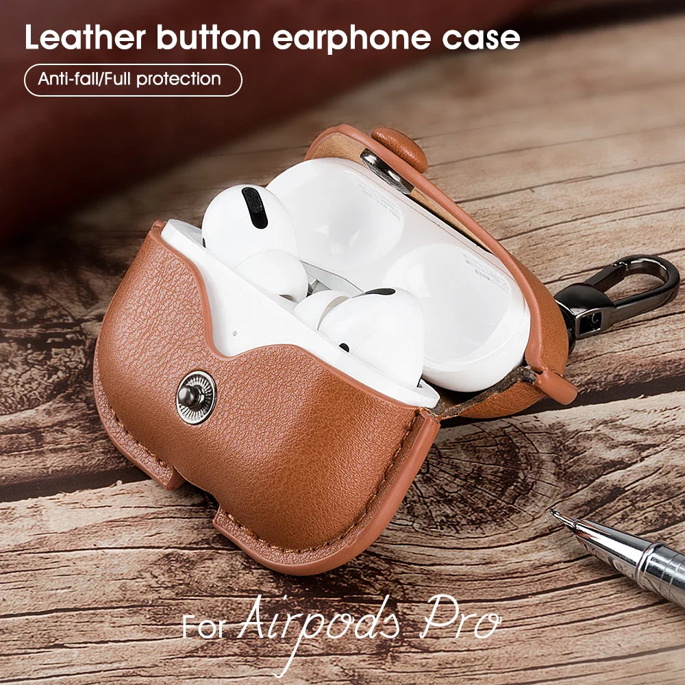 Premium Leather Case for AirPods - Stylish &amp; Durable Protection for Your AirPods Case