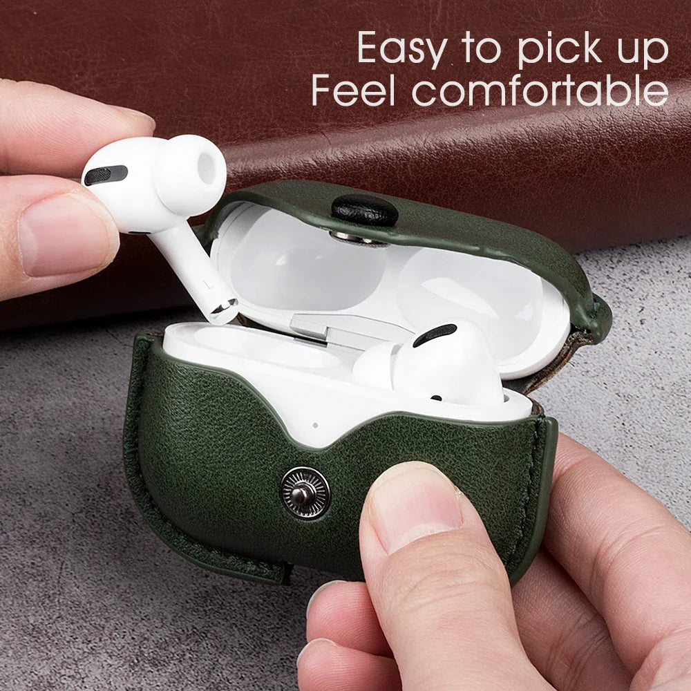 Premium Leather Case for AirPods - Stylish &amp; Durable Protection for Your AirPods Case