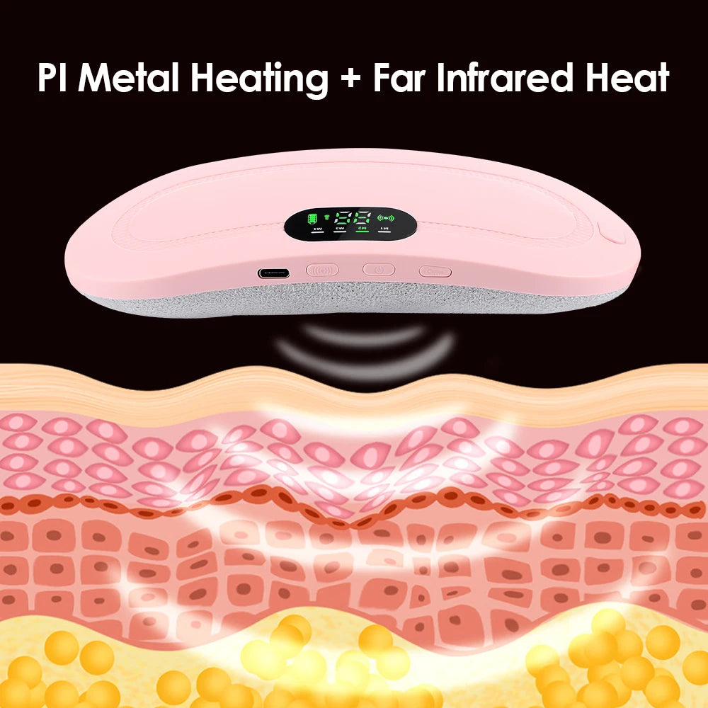 Portable Heating Pad Menstrual Heating Massager Belt Abdominal Belt Period Relief Thermal Massager Belly Warm Palace Belt