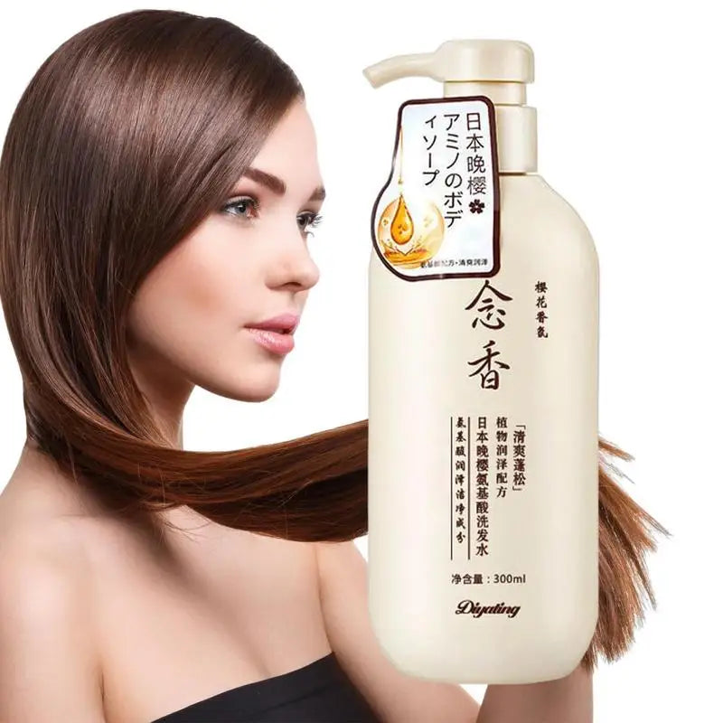 Sakura Japanese Shampoo and conditioner Gentle Cleansing Nourishing Scalp Amino Acid Hair Shampoo Deep Clean Moisturizing