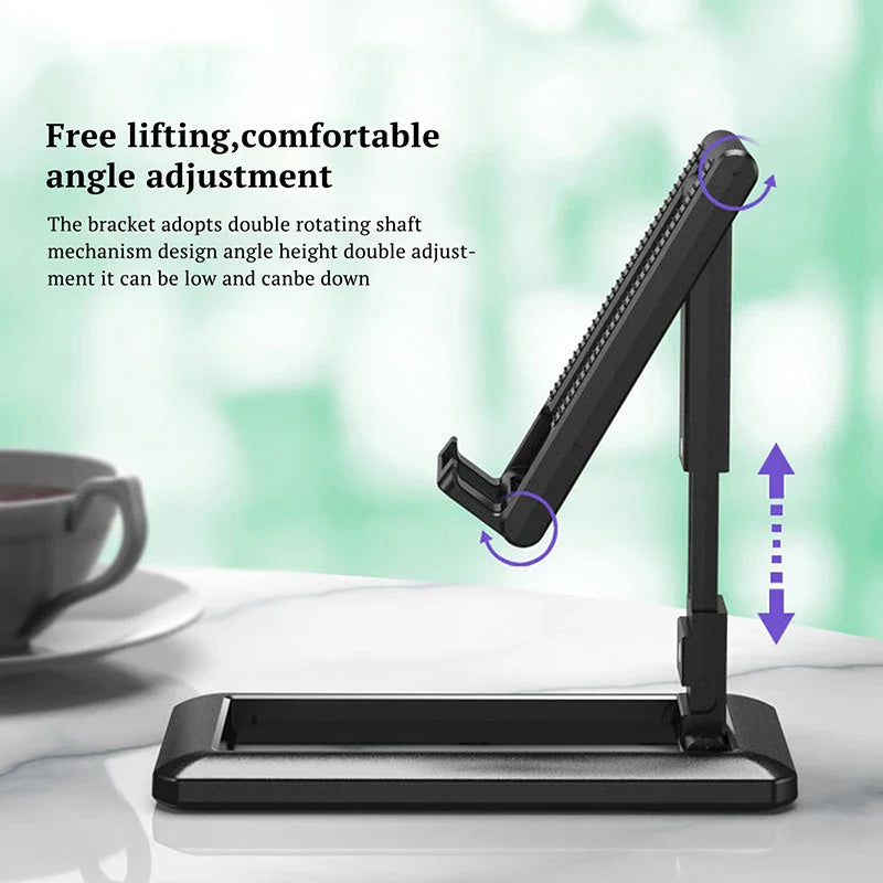 Retractable Mobile Phone Desktop Stand Lazy Folding Mobile Phone Stand Portable Live Web Lesson Pocket Stand