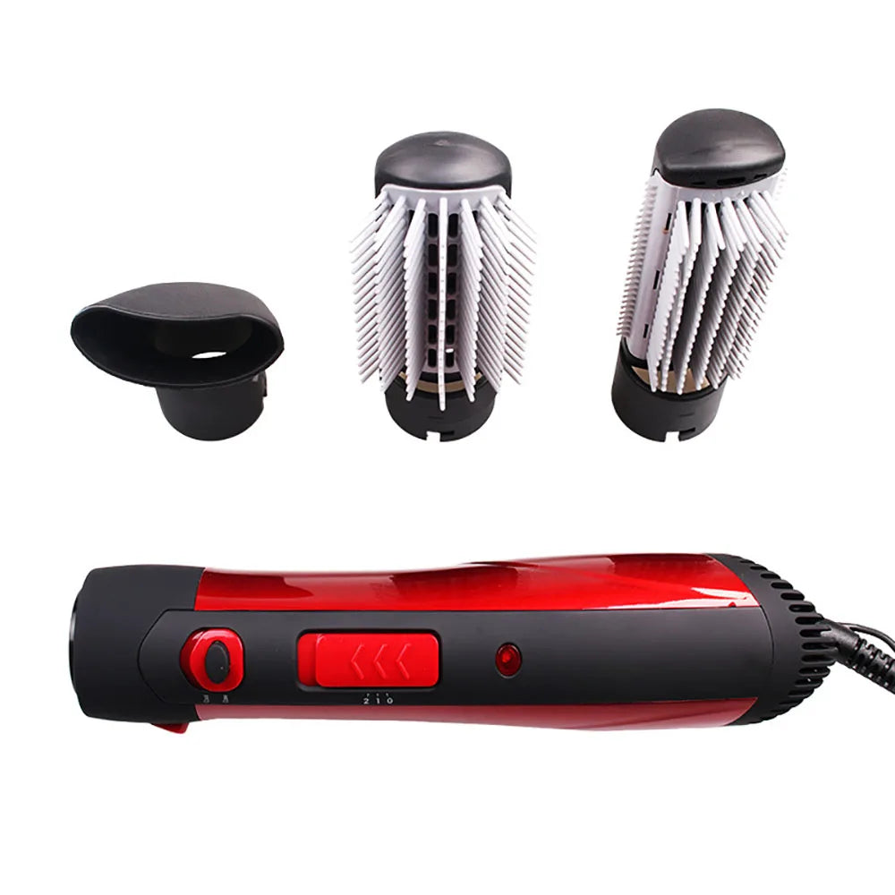 Electric Hair Dryer Comb Straightener 2 Speed Blower Hot Air Brush Anti-ironing 3 in1 Salon Multi-function Curler Styling Tools