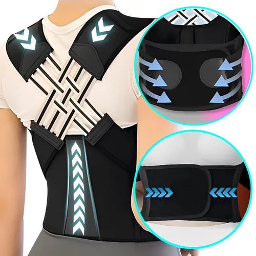 Adjustable Back Posture Corrector Belt for Man Woman Back Brace Shoulder Straightener Back Support Upper and Lower Pain Relief