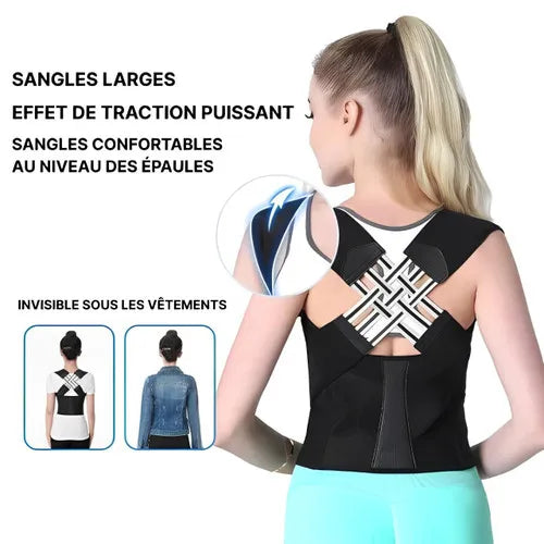 Adjustable Back Posture Corrector Belt for Man Woman Back Brace Shoulder Straightener Back Support Upper and Lower Pain Relief