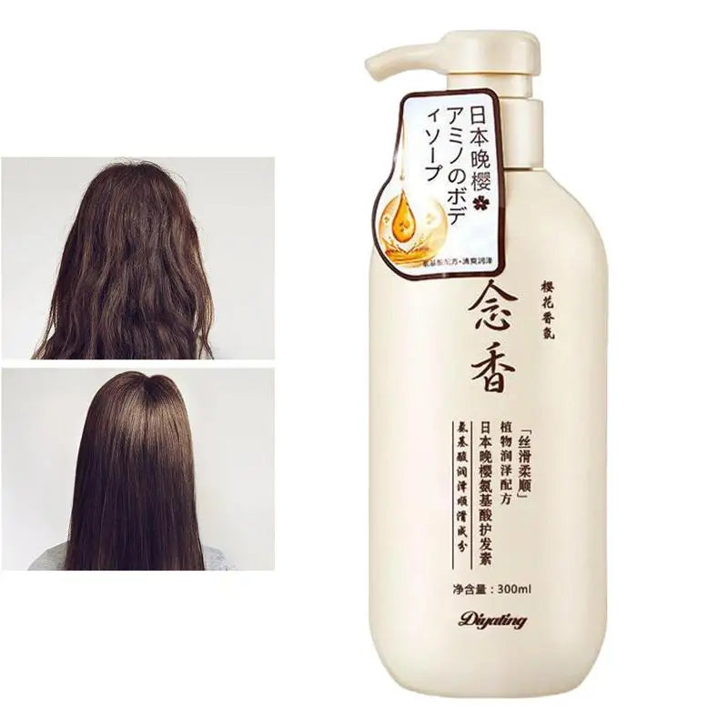 Sakura Japanese Shampoo and conditioner Gentle Cleansing Nourishing Scalp Amino Acid Hair Shampoo Deep Clean Moisturizing