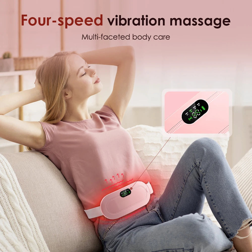 Portable Heating Pad Menstrual Heating Massager Belt Abdominal Belt Period Relief Thermal Massager Belly Warm Palace Belt