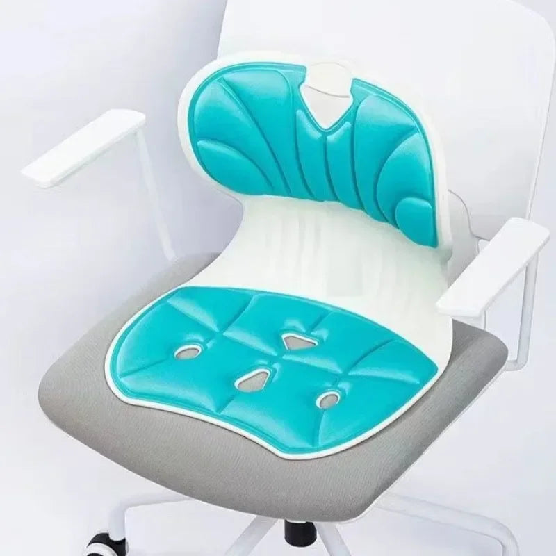 Lumbar Support Cushion with Back Integrated Sitting Posture Correction Back Support Cushion To Prevent Hunchback Cushion Chair