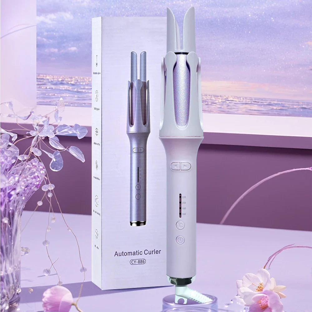 Automatic Hair Curling Iron Anti-tangle Hair Curler 32mm Long Barrel Ceramic Hair Curling Iron with Adjustable for Women for Diy