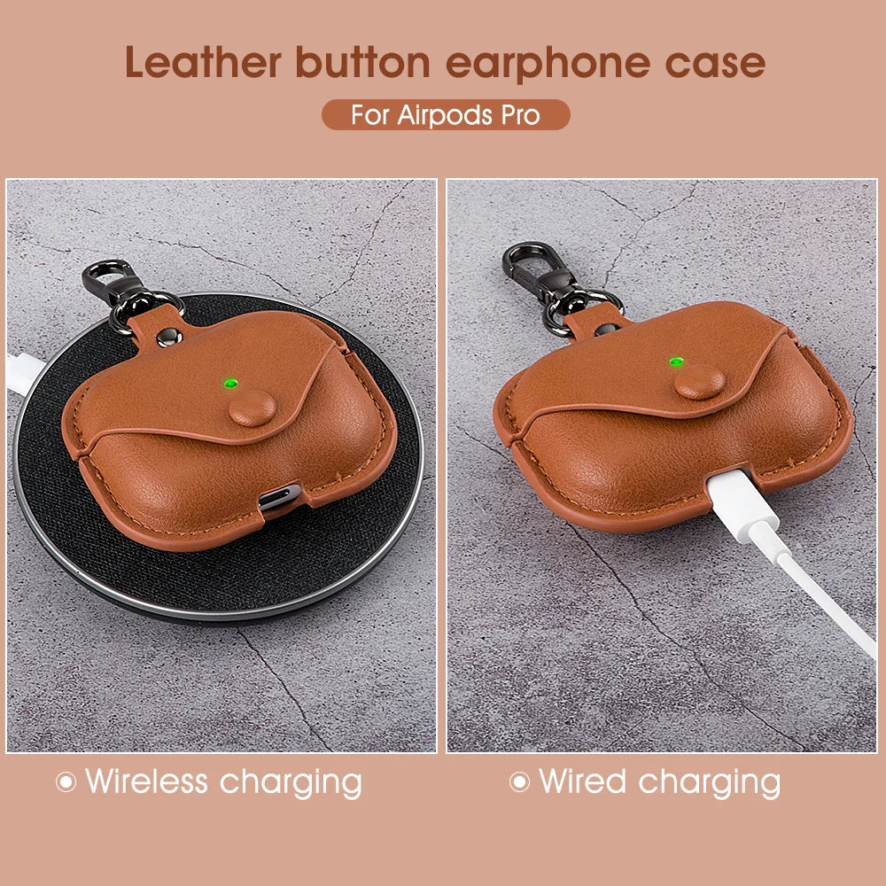 Premium Leather Case for AirPods - Stylish &amp; Durable Protection for Your AirPods Case