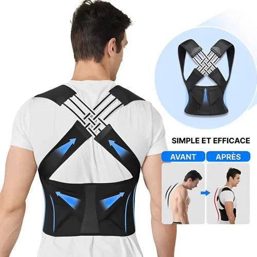 Adjustable Back Posture Corrector Belt for Man Woman Back Brace Shoulder Straightener Back Support Upper and Lower Pain Relief