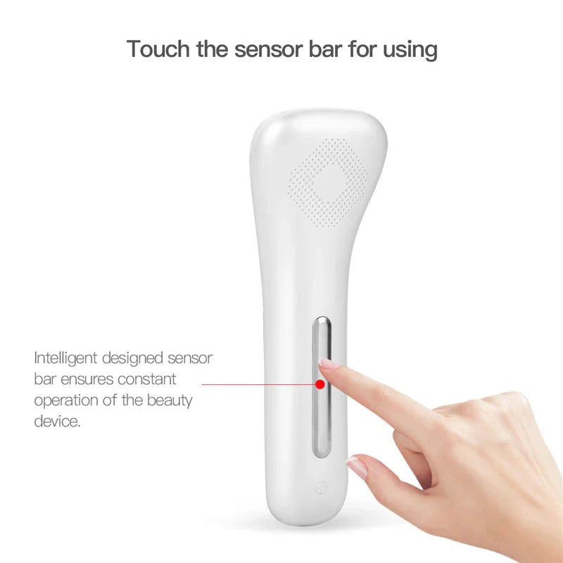 Cold Heat Ultrasonic Multifunctional Portable High Frequency Vibration Ion Beauty Device Anti-Wrinkle Whiten Ionic Face Massager