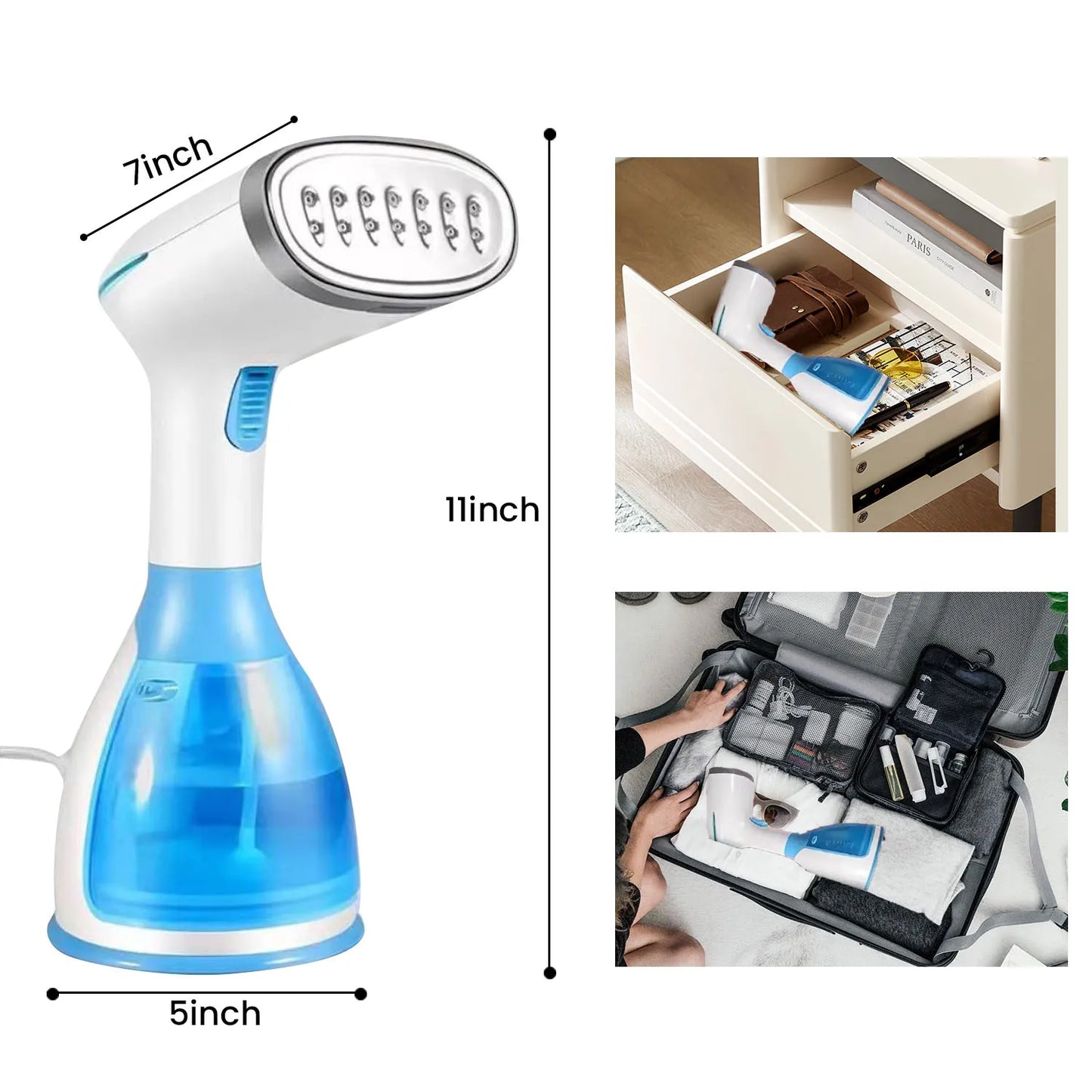 Garment Steamers 280ml Handheld Home Small Electric Iron Garment Steamer Mini Portable Steam Ironing Clothes Ironing Machine