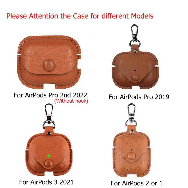 Premium Leather Case for AirPods - Stylish &amp; Durable Protection for Your AirPods Case