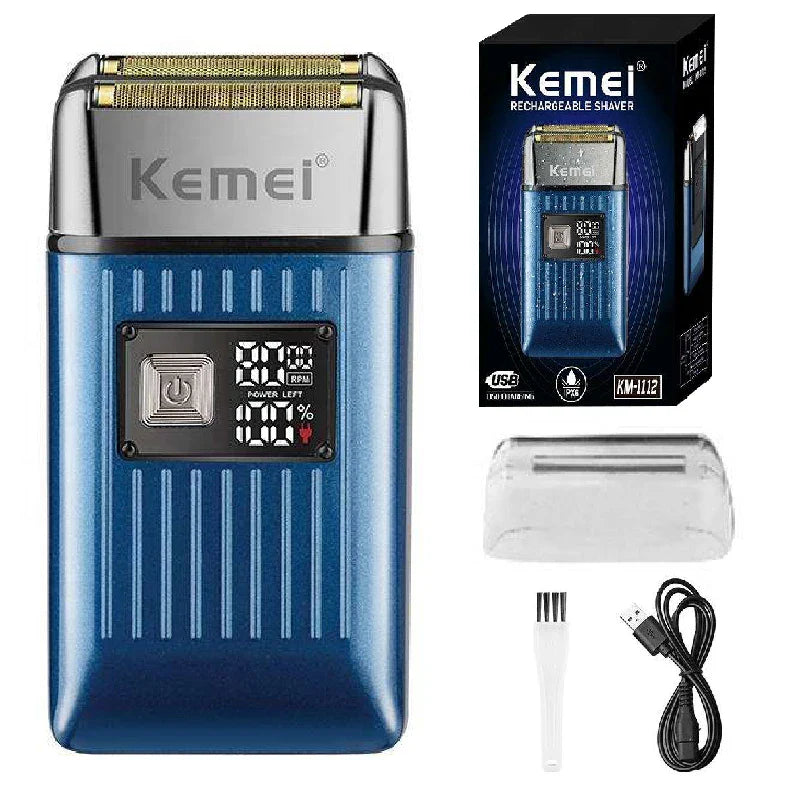 Kemei Barber Pro Electric Shaver for Men | Hair &amp; Beard Raz