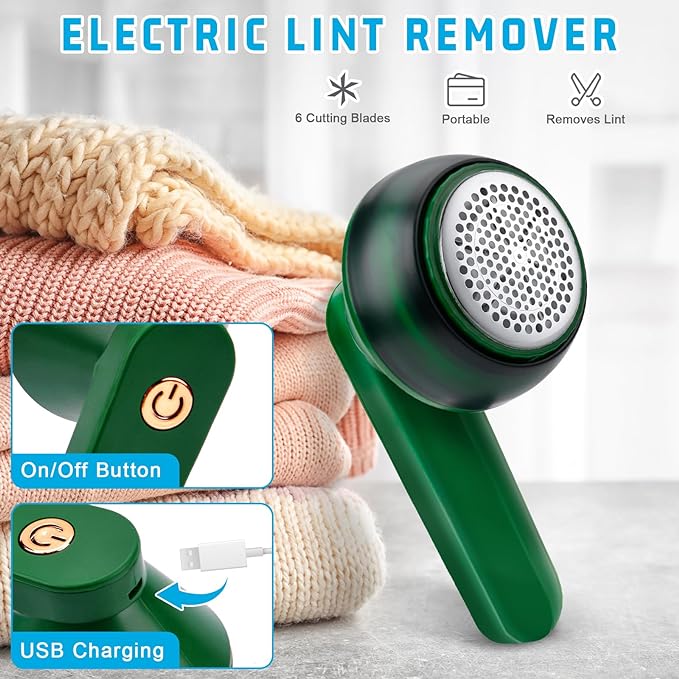 Electric Lint Remover Rechargeable Pellet Fabric Shaver For Clothing Clothes Fluff Remover Portable Hair Balls Fuzz Removers