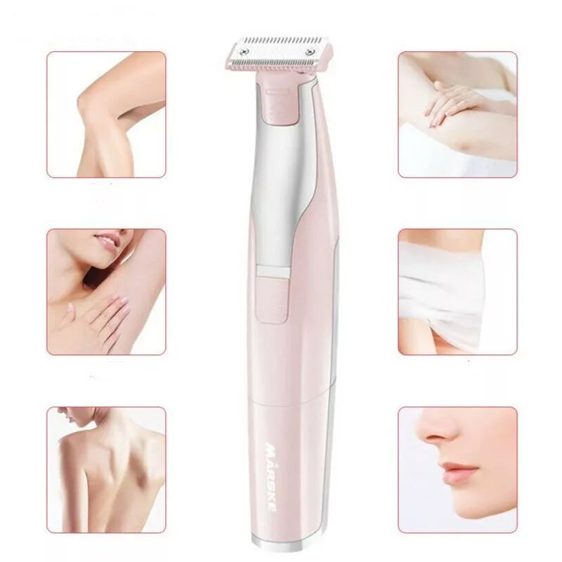 Electric Lady Shaver Hair Removal Apparatus Whole Body Washing Shaving Knife Dry Battery Male Shaver Cross-border