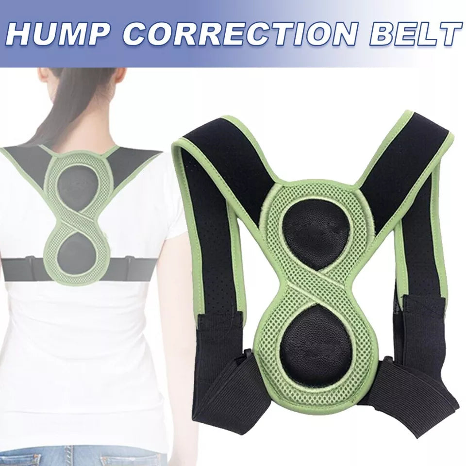 Shaped Posture Corrector for Kids Adults Adjustable Upper Back Brace Support