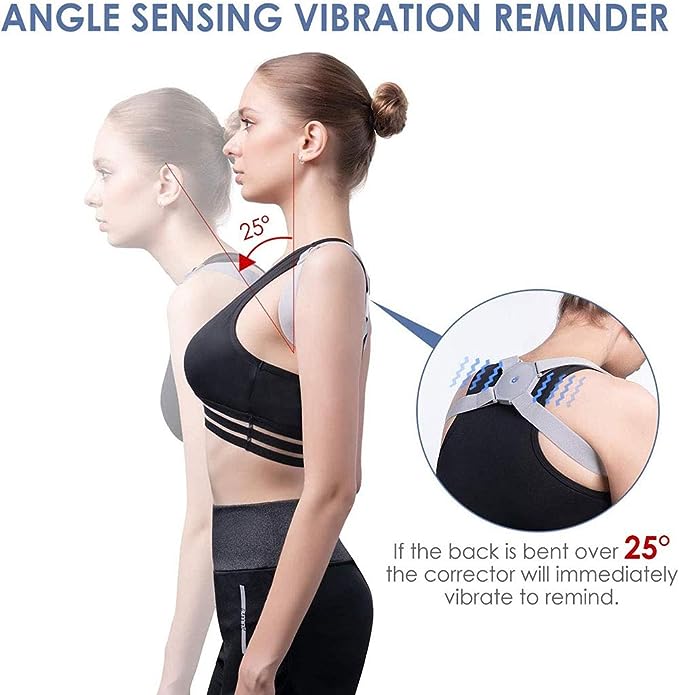 Smart Back Posture Correction Device Adjustable Back Smart Shoulder Support Belt Training Belt Spine Correction Back