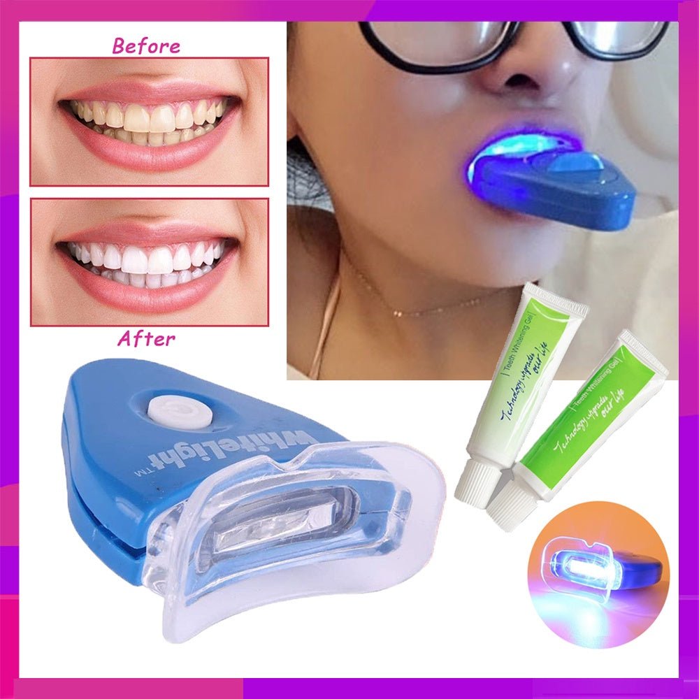 LED Blue Light Teeth Whitening Kit